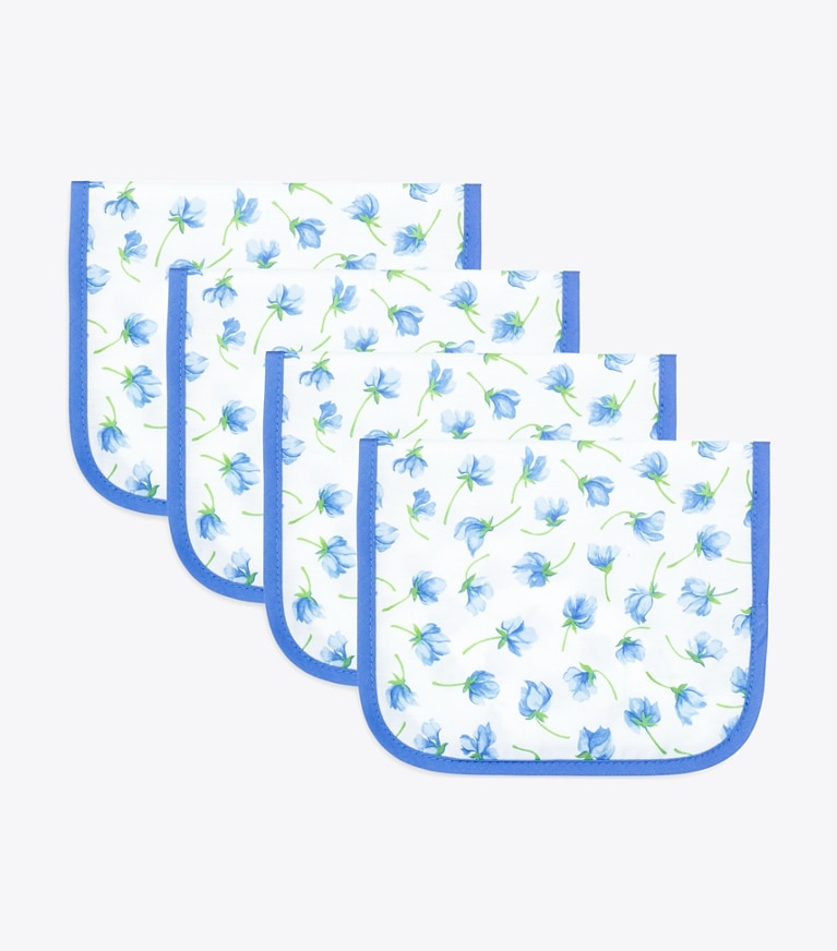 Tory Burch designer linens Jardin Cocktail Napkin, Set Of  4 in Sweet Pea front