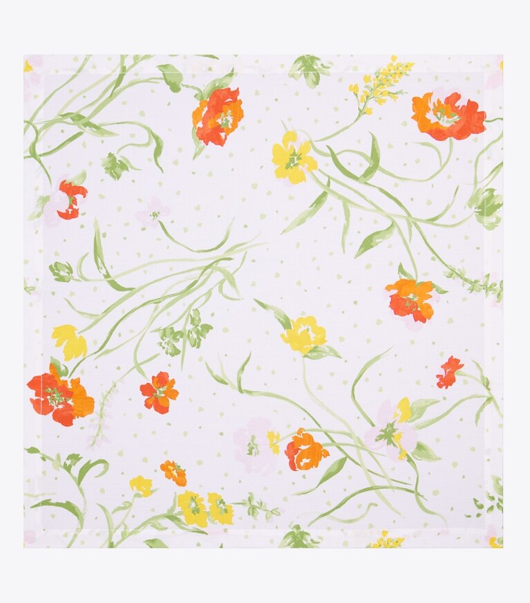 Tory Burch designer linens Jardin D'Été Dinner Napkin, Set Of 4 in Multi front