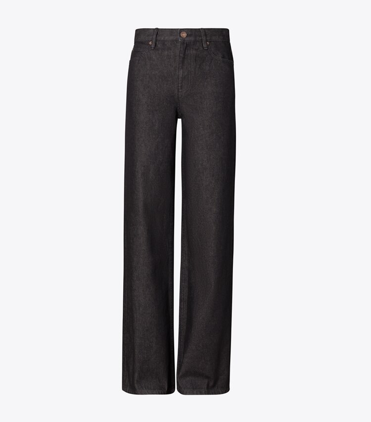 Tory Burch designer pantaloni Jeans a gamba aderente in Rinse Wash front