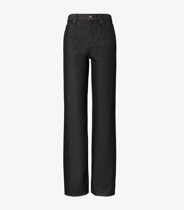 Tory Burch designer pantaloni Jeans a sigaretta in Rinse Wash front