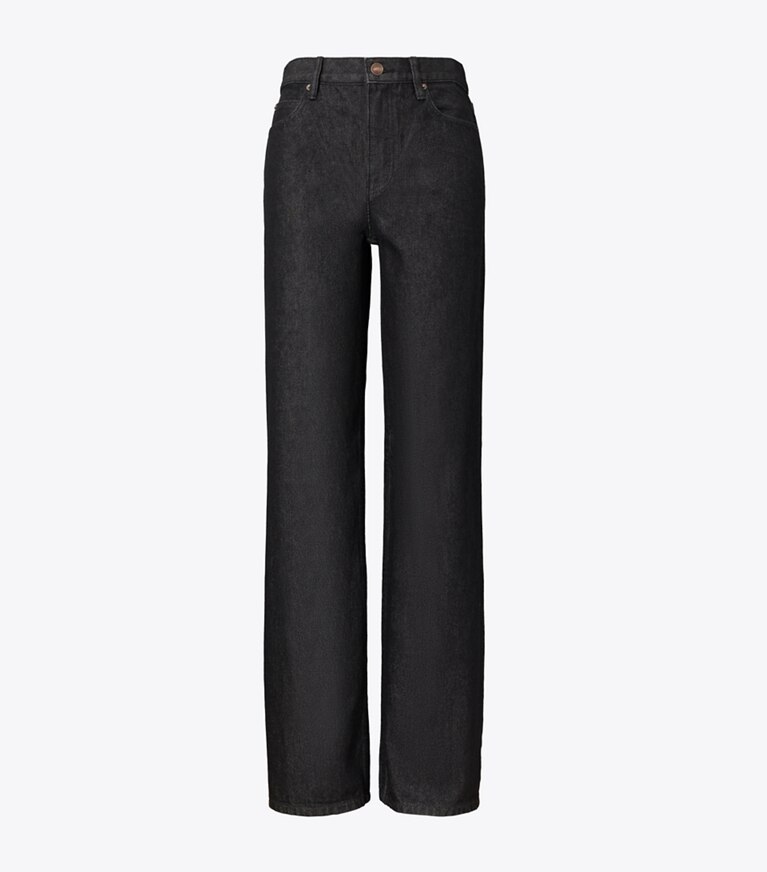 Tory Burch designer pantaloni Jeans a sigaretta in Rinse Wash front