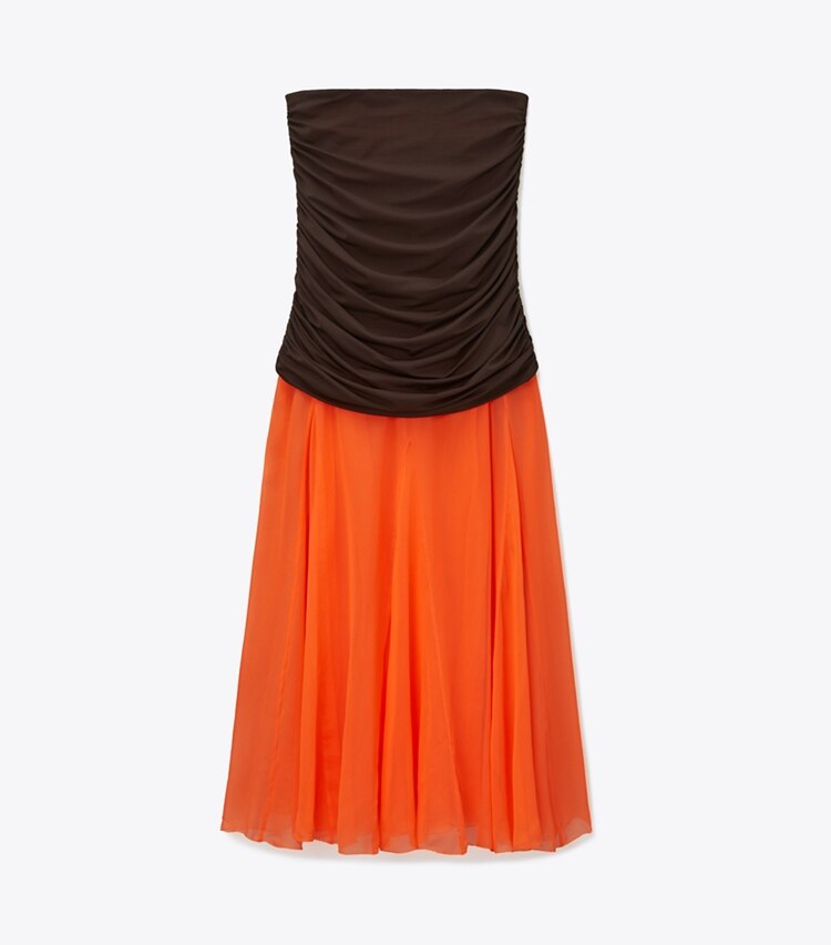 Jersey Chiffon Skirt: Women's Designer Bottoms | Tory Burch