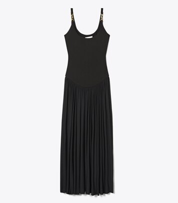 ワンピース TORY BURCH BLACK VISCOSE BLEND DRESS Denim Dress: Women's Designer Dresses | Tory Burch
