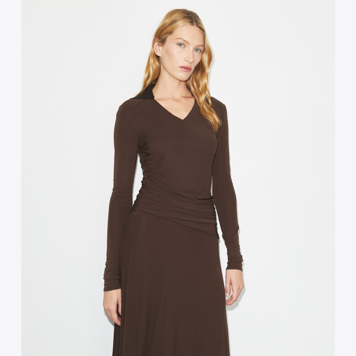 Tory Burch asymmetrical midi Dress