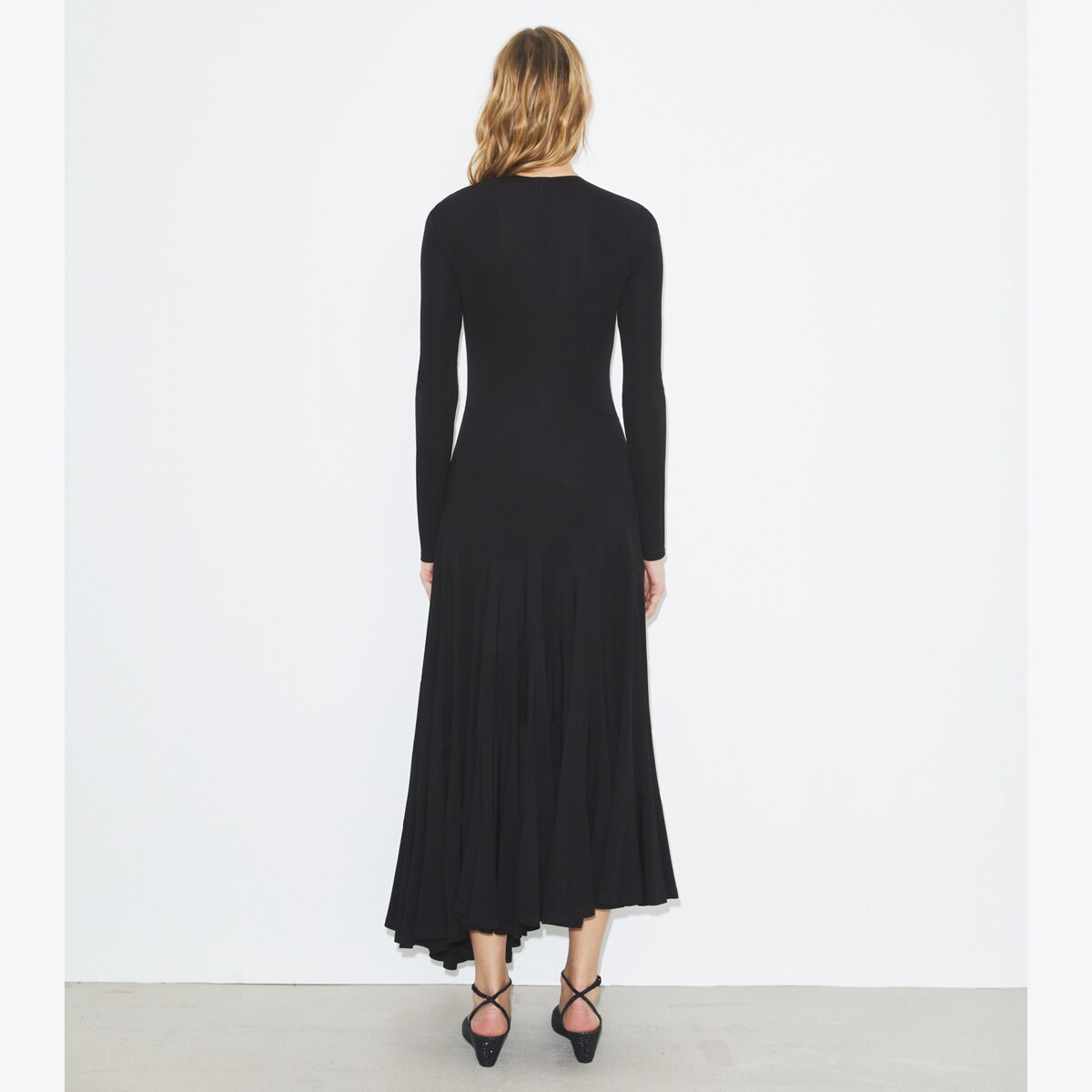 Tory Burch Women's Jersey Dress in Black, size L