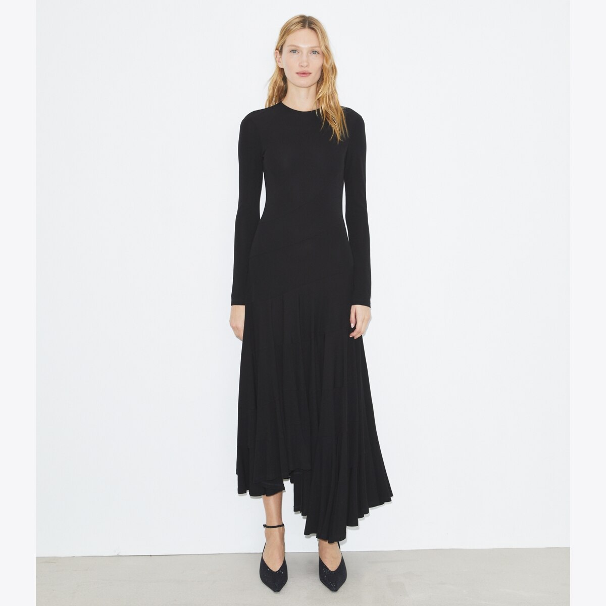 Tory Burch Women's Jersey Dress in Black, size L