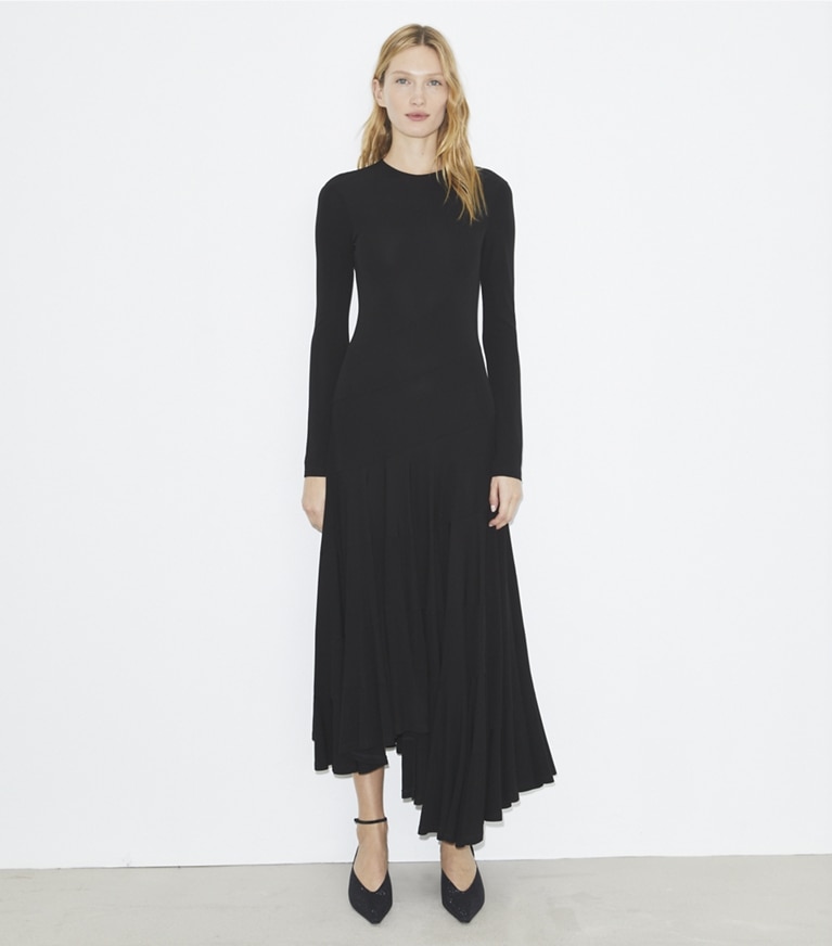 Tory Burch designer dresses Jersey Dress in Black front