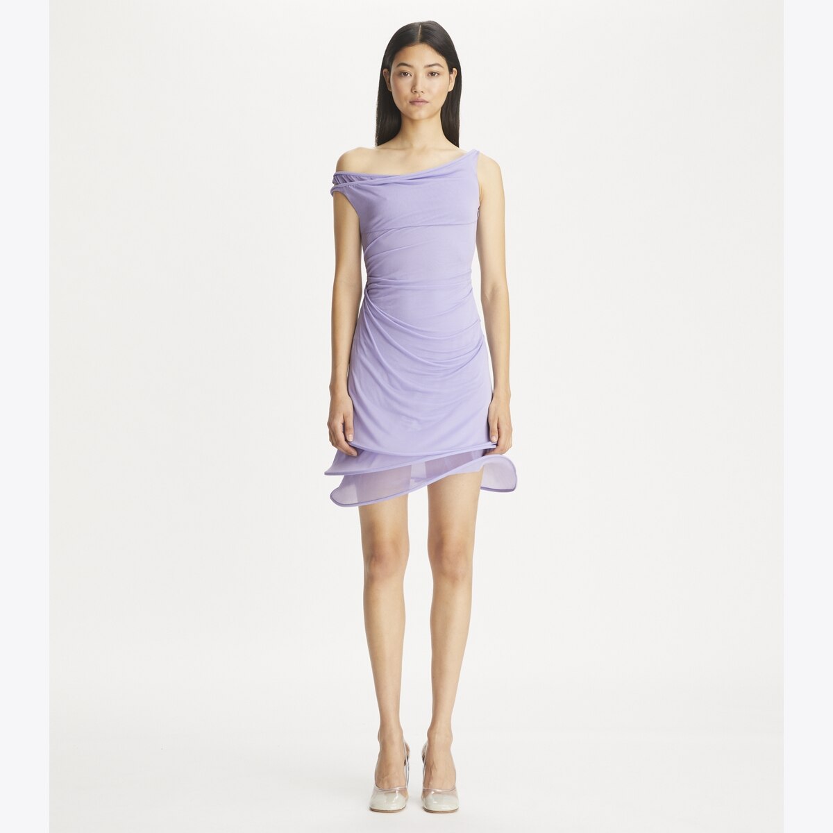 ワンピース TORY BURCH Woman Dress Pink 159728 651 Printed Silk Twill Shirtdress: Women's Designer Dresses