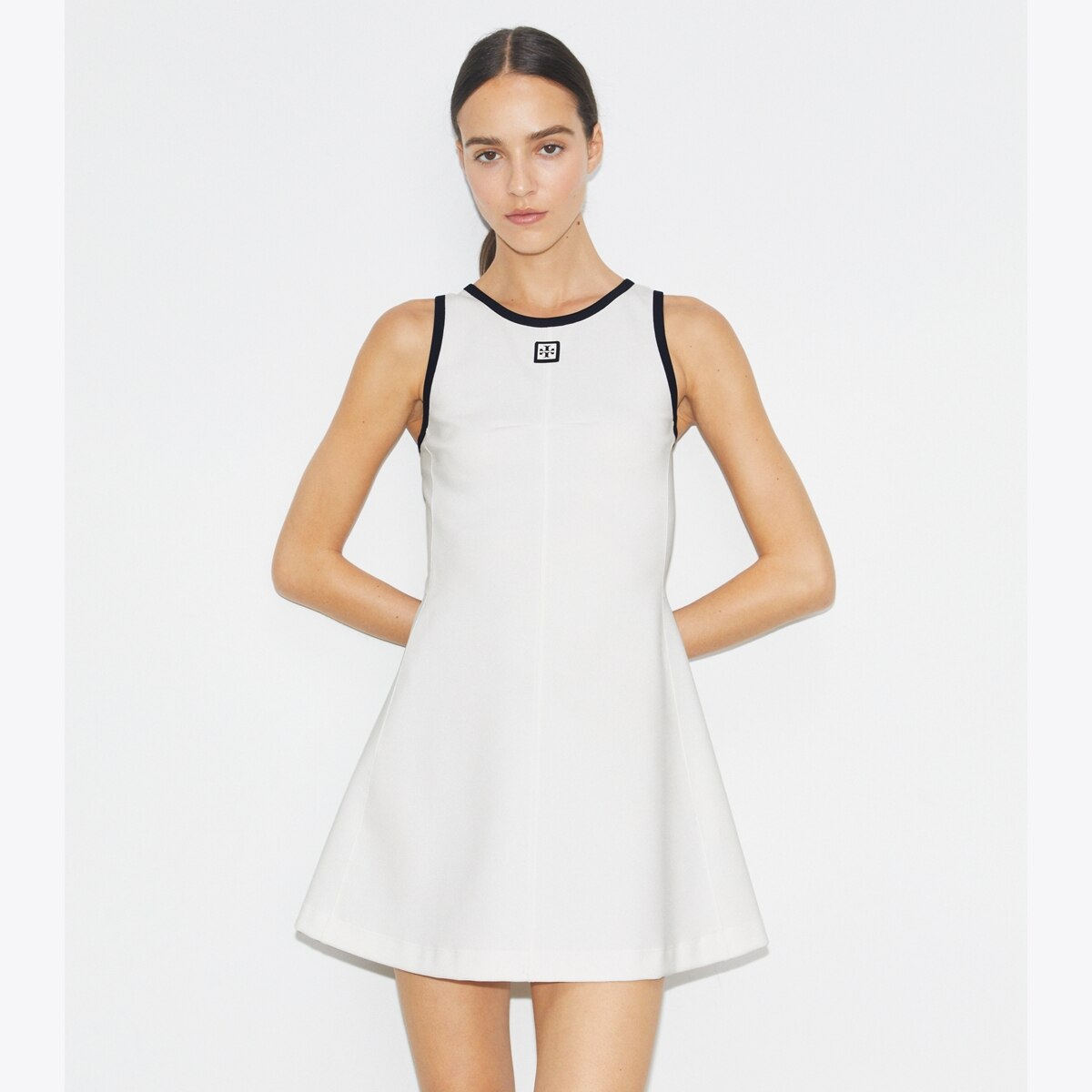 TORY BURCH レーサーバックミディドレス Jersey Racerback Tennis Dress: Women's Designer Dresses