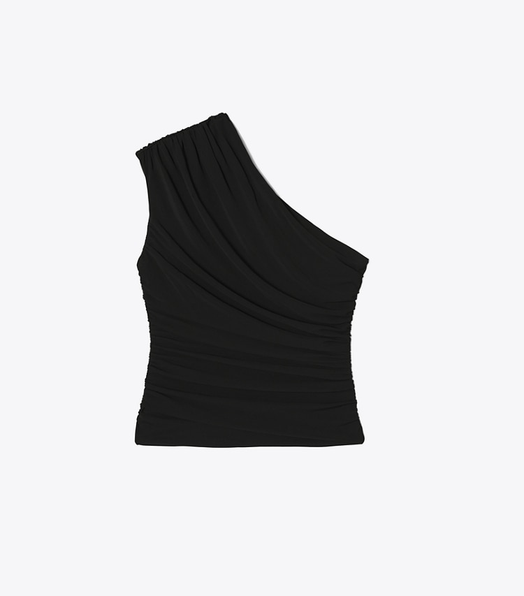 Tory Burch designer tops Jersey Top in Black front