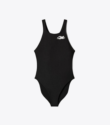 Tory Burch designer oberteile Jerseybody in Black front