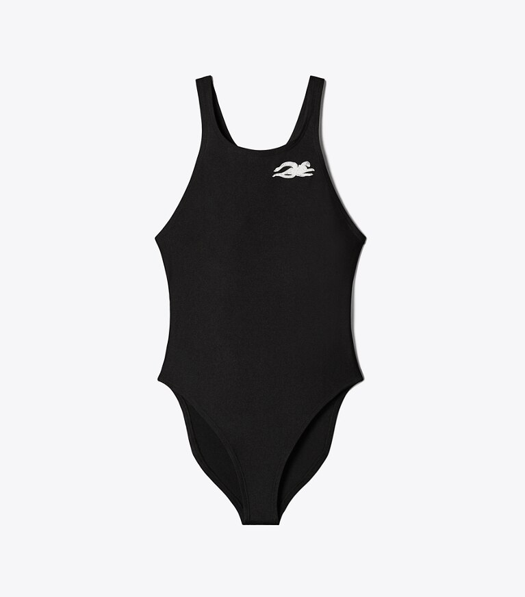 Tory Burch designer oberteile Jerseybody in Black front