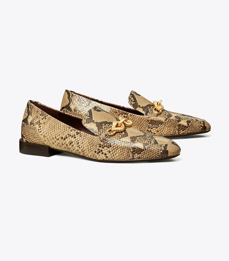 Tory Burch designer loafers Jessa Loafer in DESERT DUSK angle