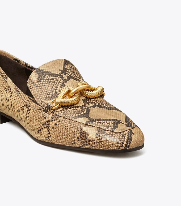 Tory Burch designer flats Jessa Loafer in Desert Dusk angle