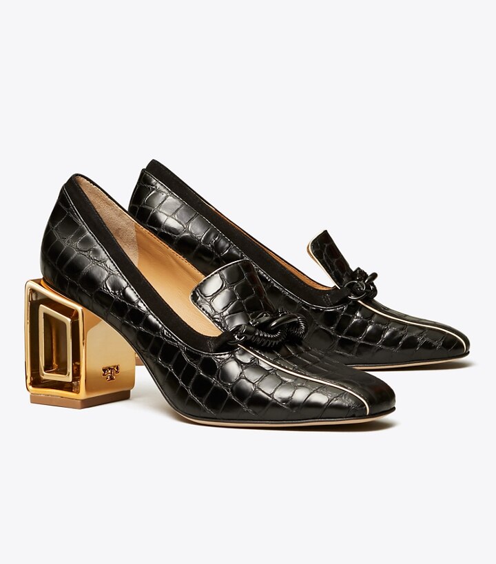 tory burch loafer pumps