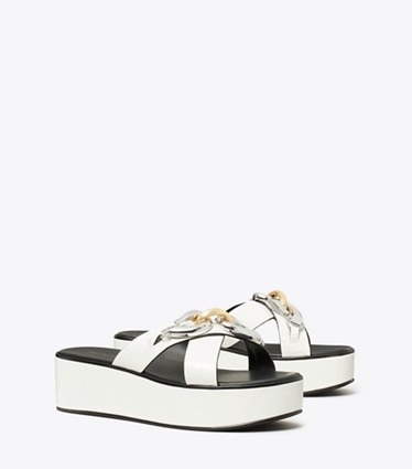 Tory Burch designer sandals Jessa Platform Sandal in CLOUD angle