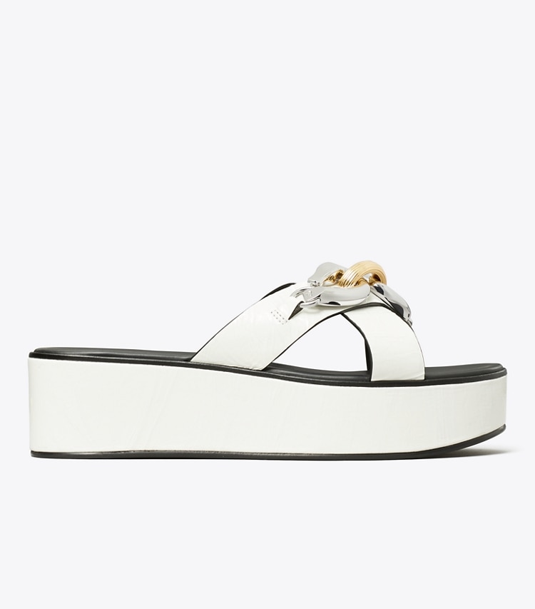 Tory Burch designer sandals Jessa Platform Sandal in CLOUD side