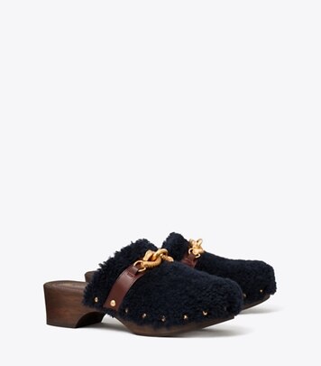 Shearling Slipper: Women's Designer Flats | Tory Burch