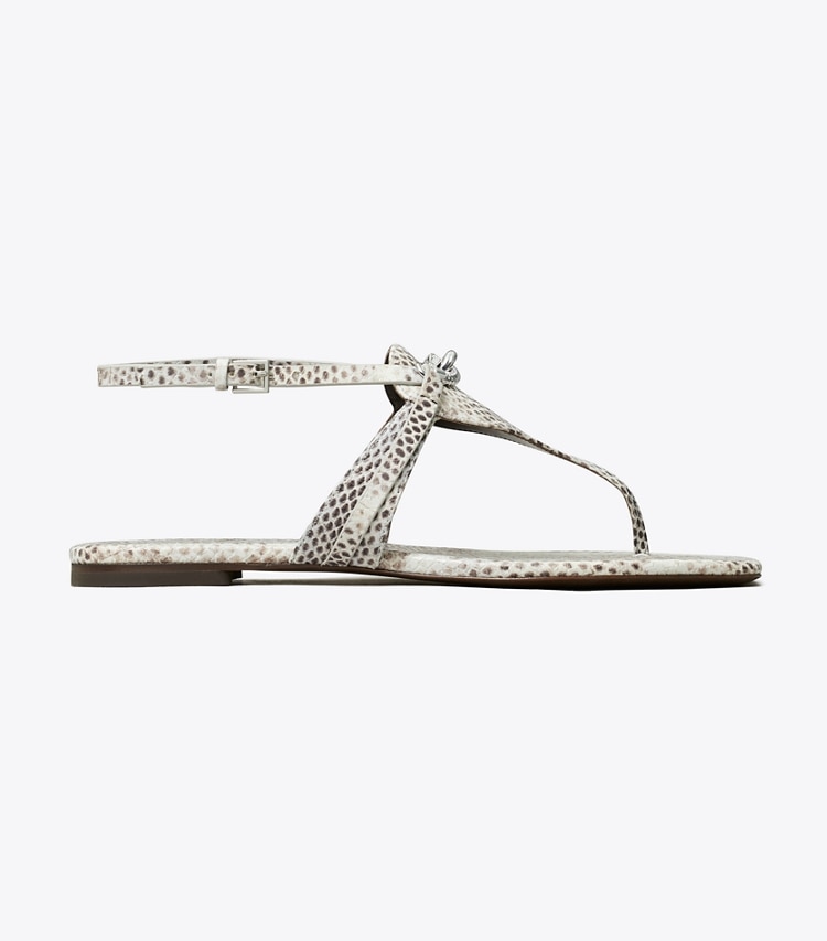 Tory Burch designer sandals Jessa T-Strap Sandal in LAVENDER ROCCIA side
