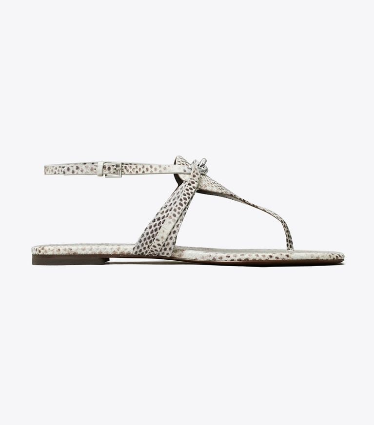 Tory Burch designer sandals Jessa T-Strap Sandal in LAVENDER ROCCIA angle