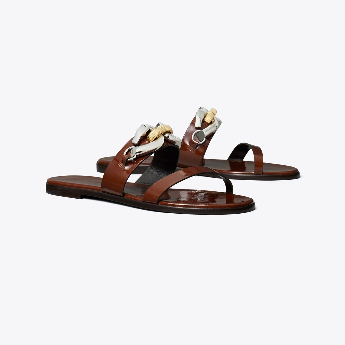 レザー★送料&関税込み★Tory Burch★JESSA FLAT SANDAL選択3色 Jessa Toe Ring Sandal: Women's Designer Sandals | Tory Burch