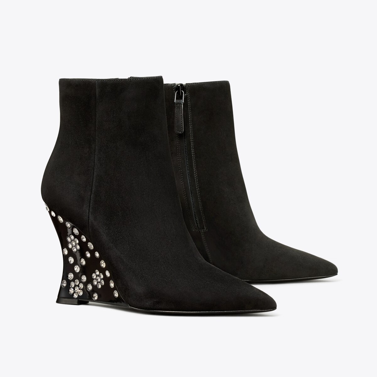 Jeweled Flower Boot: Women's Designer Ankle Boots | Tory Burch
