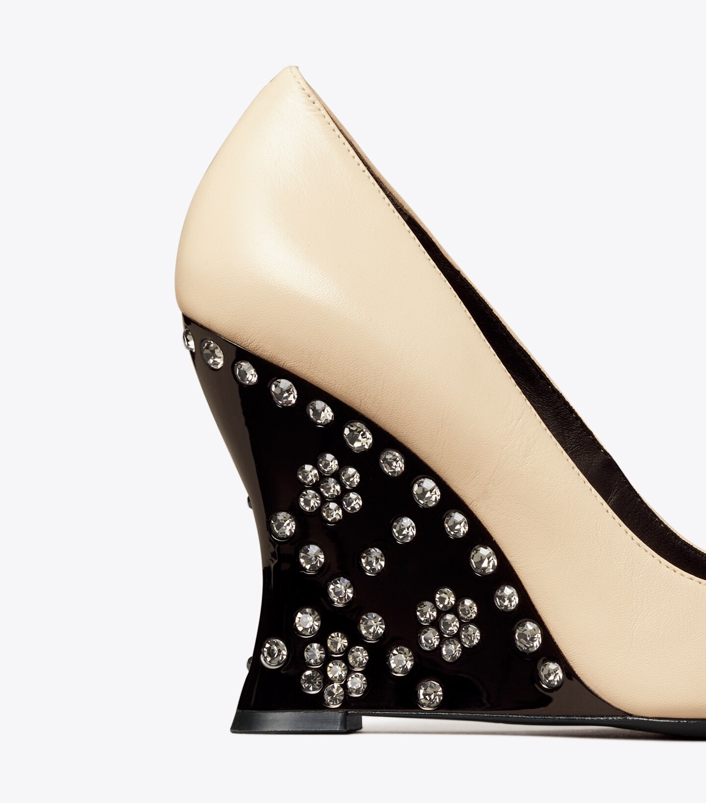 Jeweled Flower Wedge