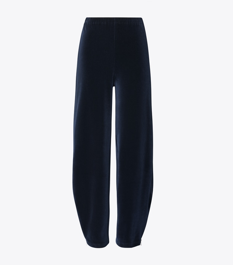 Tory Burch designer unterteile Jogginghose aus Baumwolle in Ink front