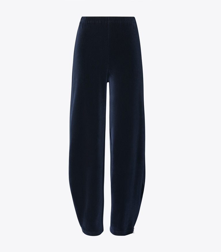 Tory Burch designer unterteile Jogginghose aus Baumwolle in Ink front