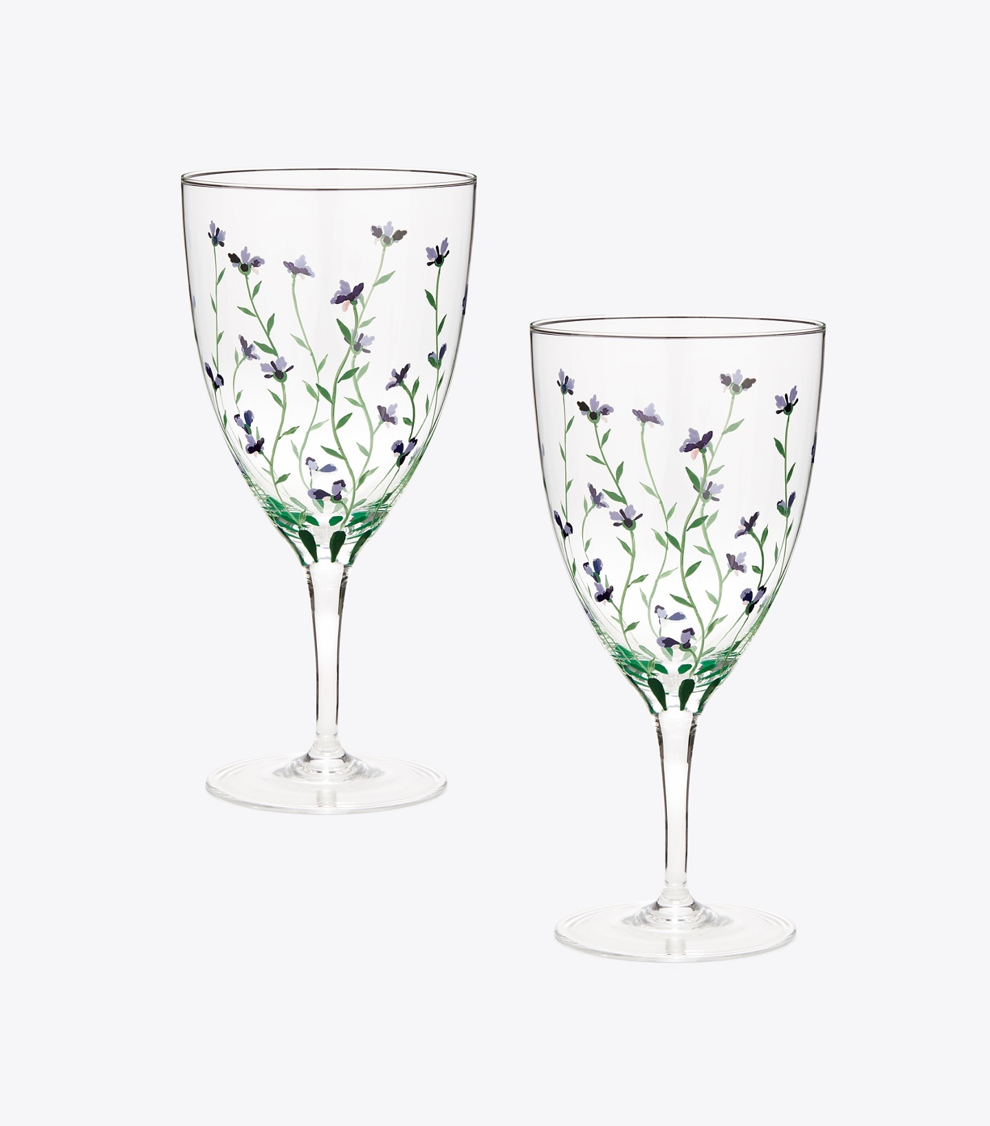 Jolie Fleur Water Glass, Set of 2