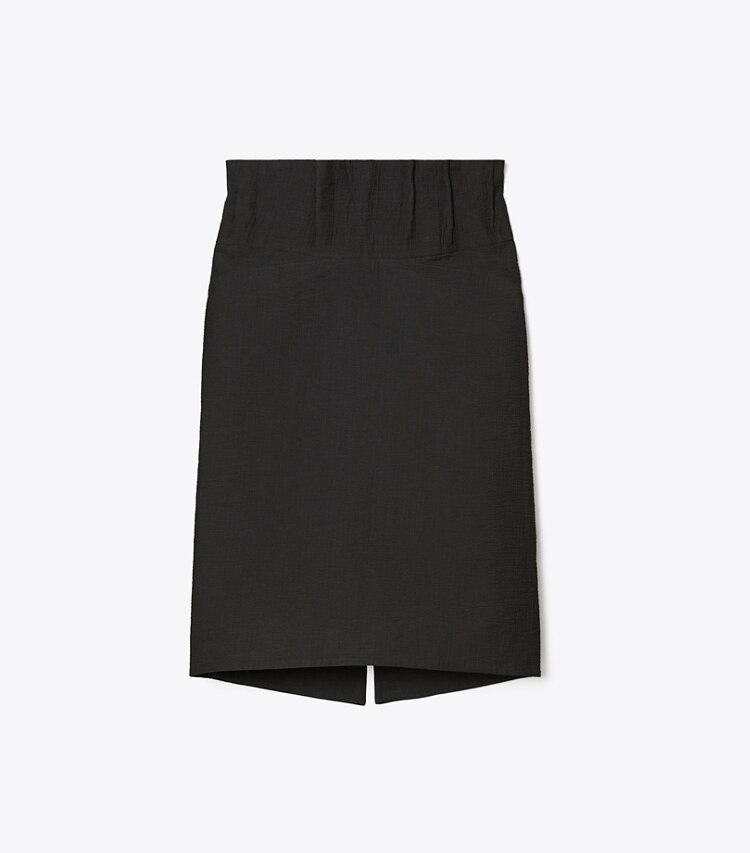 Tory Burch designer bas Jupe en coton matelassé in Black front