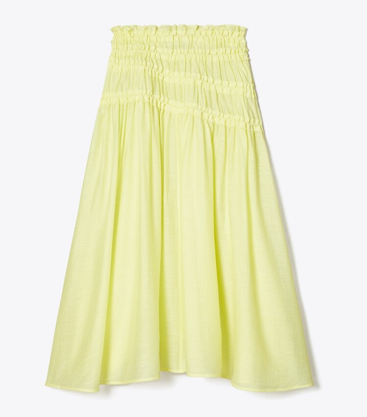 Tory Burch designer paréos Jupe smockée en viscose in Lumen front