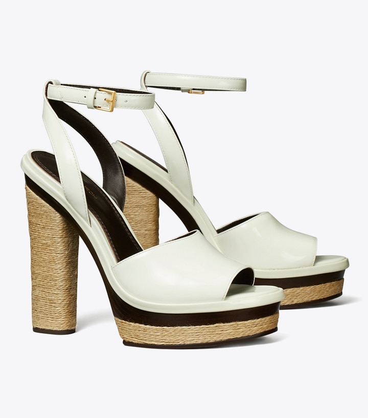 Jute Platform Sandal: Women's Designer Sandals | Tory Burch