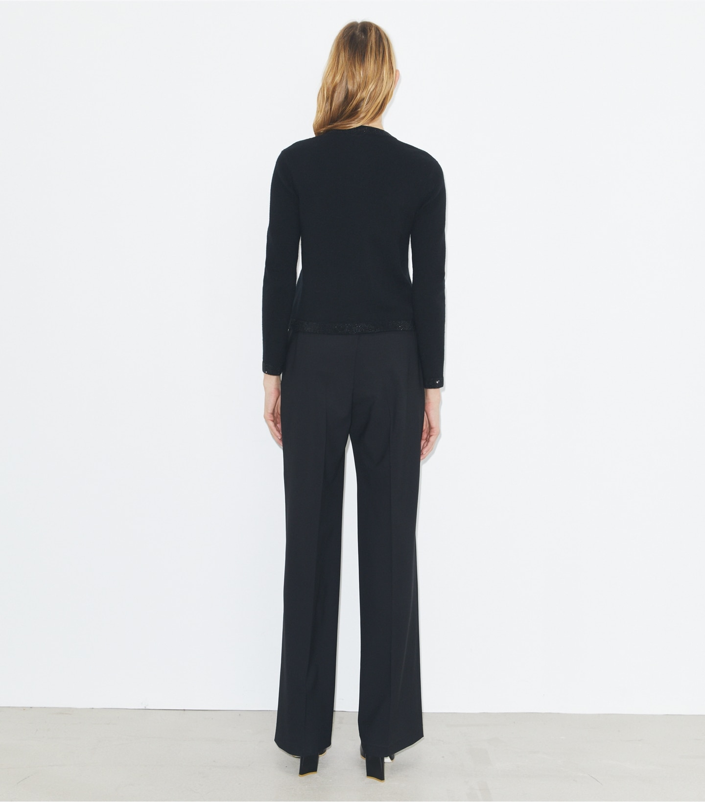 Kendra Embellished Wool Cardigan