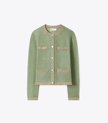ケンドラ ジャガード カーディガン: レディース セーター | Tory Burch JP