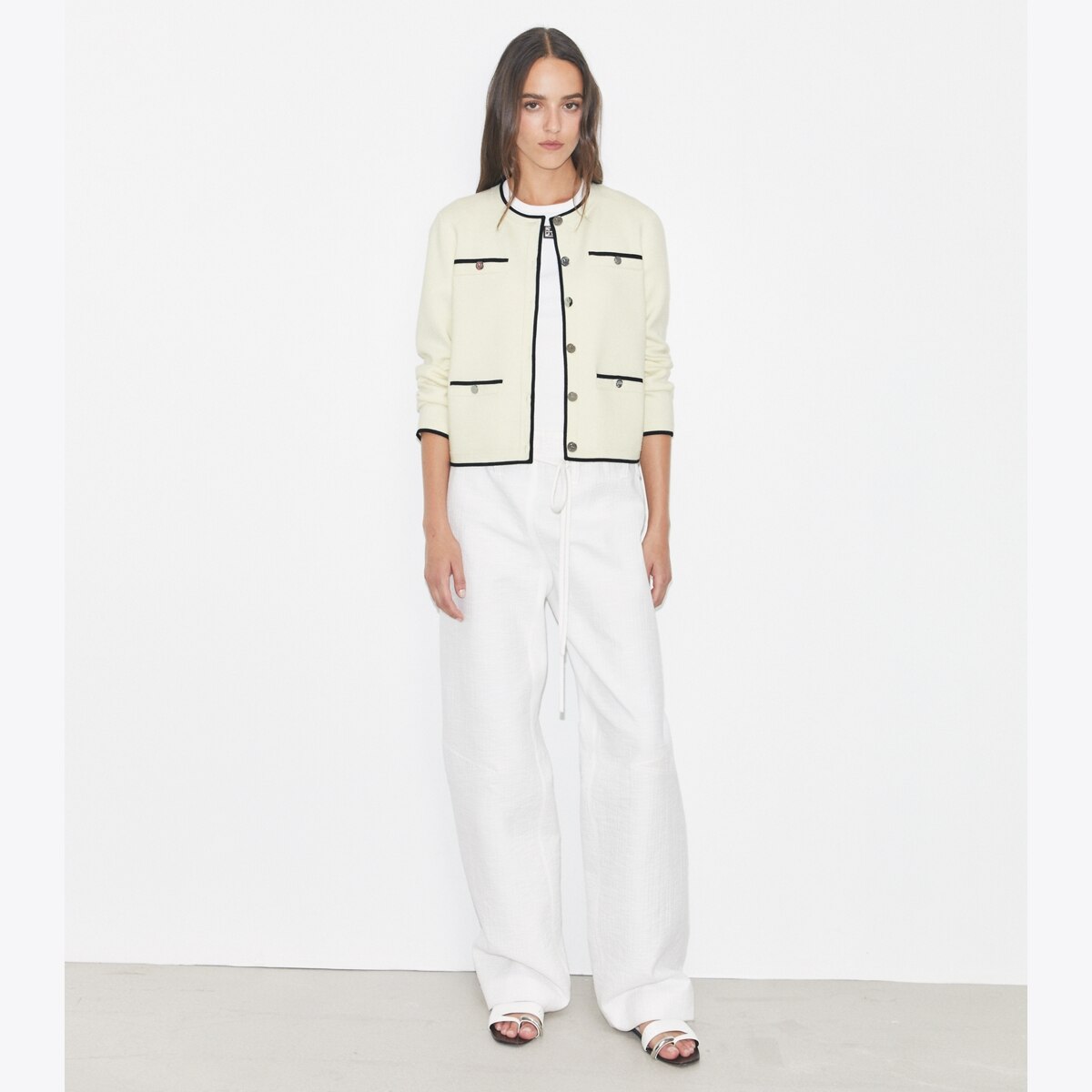 Kendra Wool Cardigan: Women's Designer Sweaters | Tory Burch