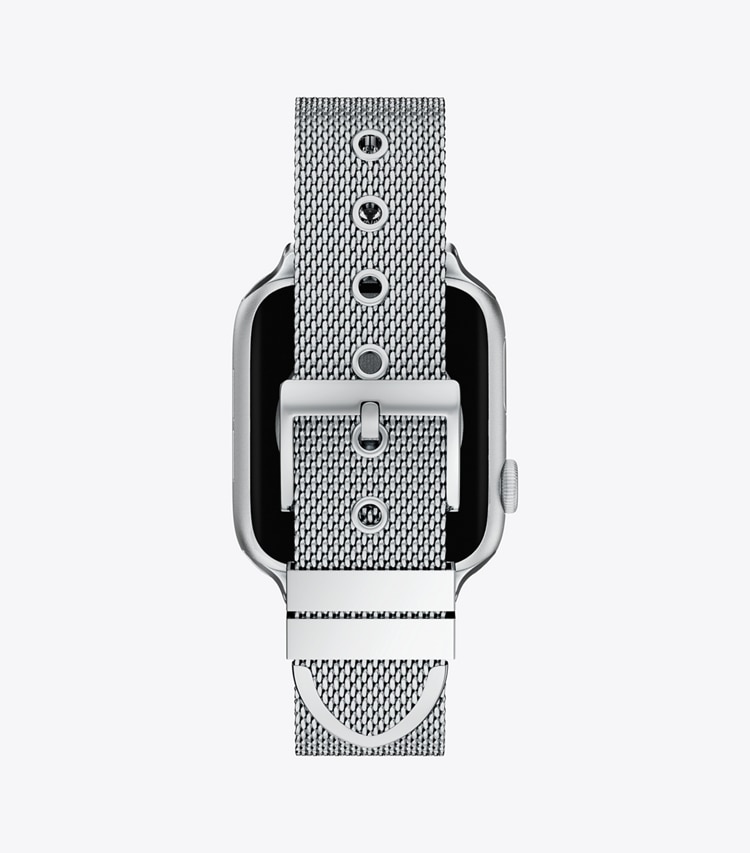 Tory Burch designer smart watches Kira Band for Apple Watch® in SILVER back