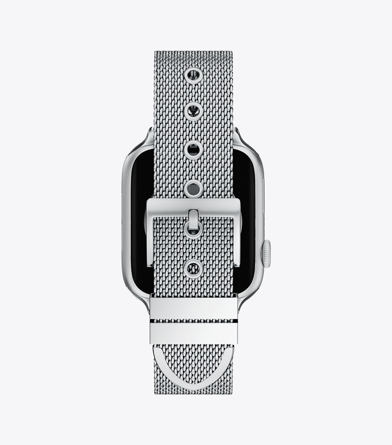 Tory Burch designer smart watches Kira Band for Apple Watch® in SILVER back