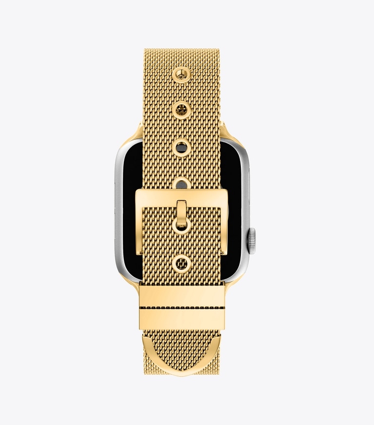 Tory Burch diseñador relojes inteligentes Kira Band for Apple Watch® en GOLD volver