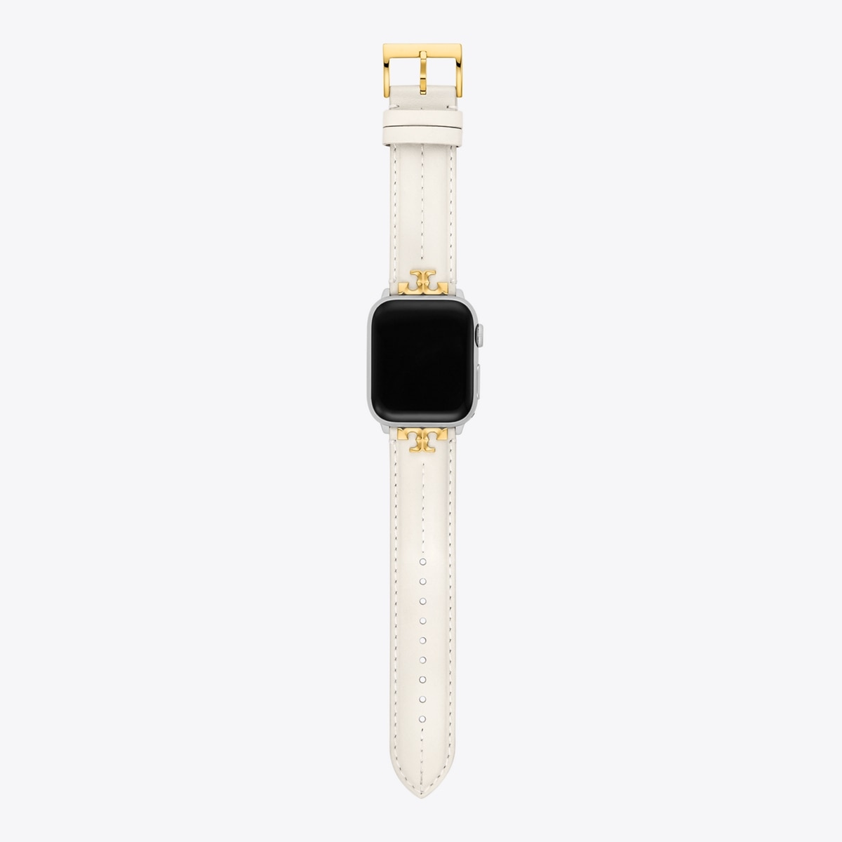 Apple Watch® キラ バンド レザー: レディース スマートウォッチ 