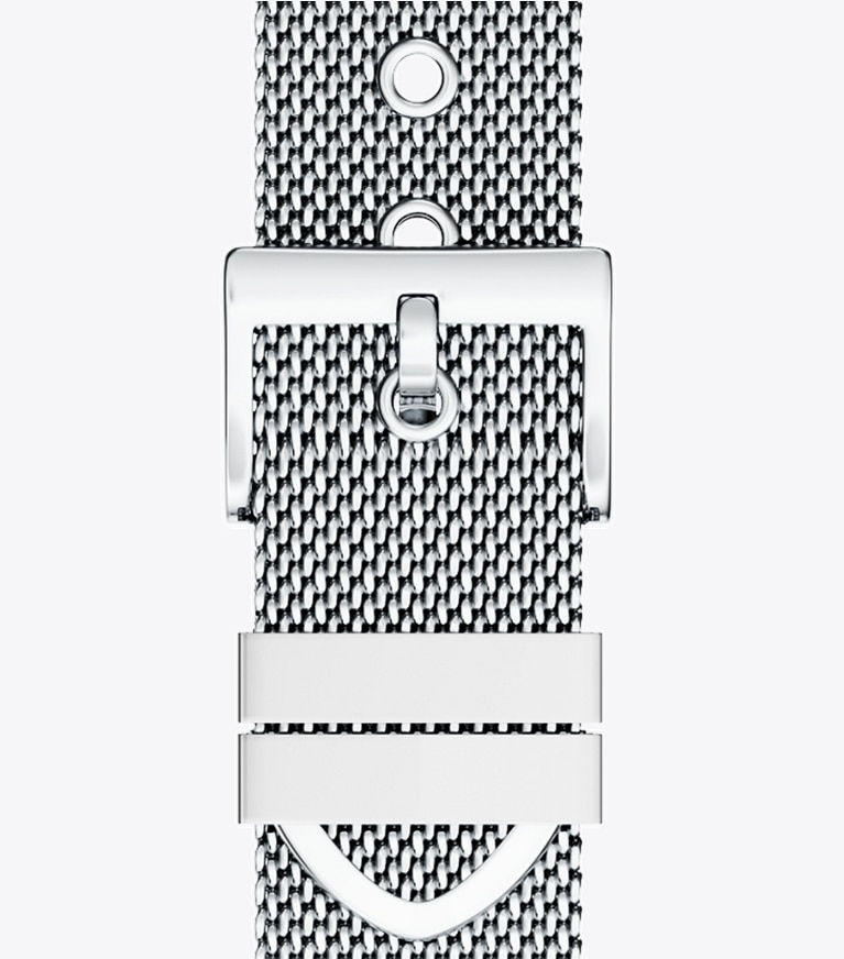 Tory Burch designer smart watches Kira Band for Apple Watch® in SILVER packable reversible