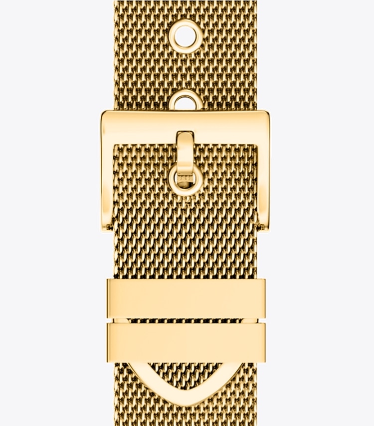 Tory Burch diseñador relojes inteligentes Kira Band for Apple Watch® en GOLD reversible plegable