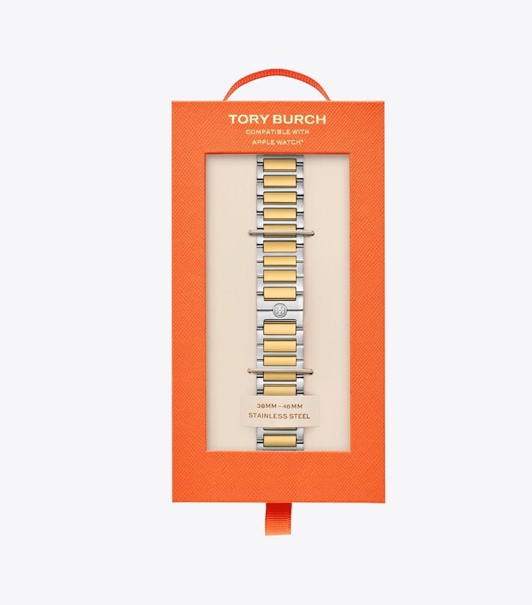 Tory Burch designer smart watches Kira Band for Apple Watch® in TWO-TONE watches box