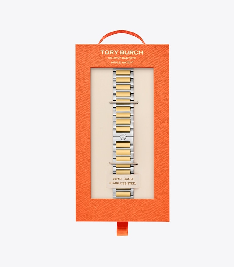 Tory Burch designer smart watches Kira Band for Apple Watch® in TWO-TONE front