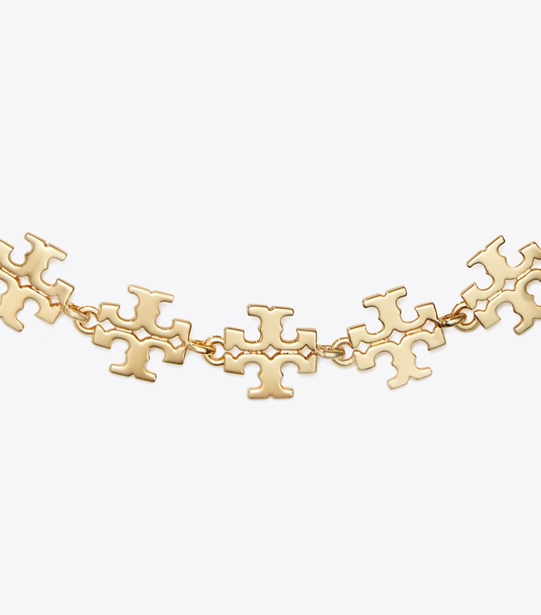 Tory Burch designer bracelets Kira Bracelet in Tory Gold front