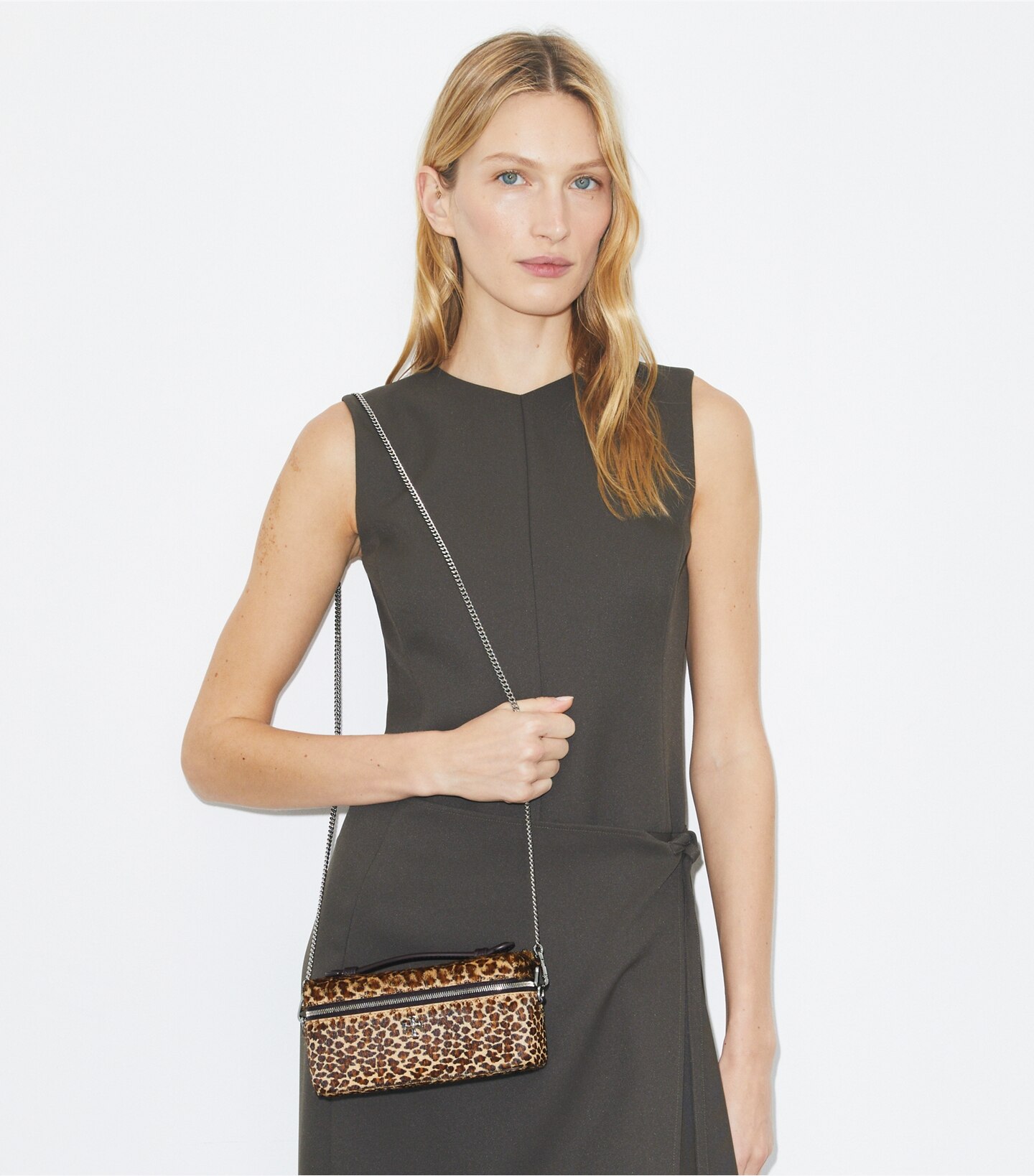 Kira Calf Hair Vanity Case