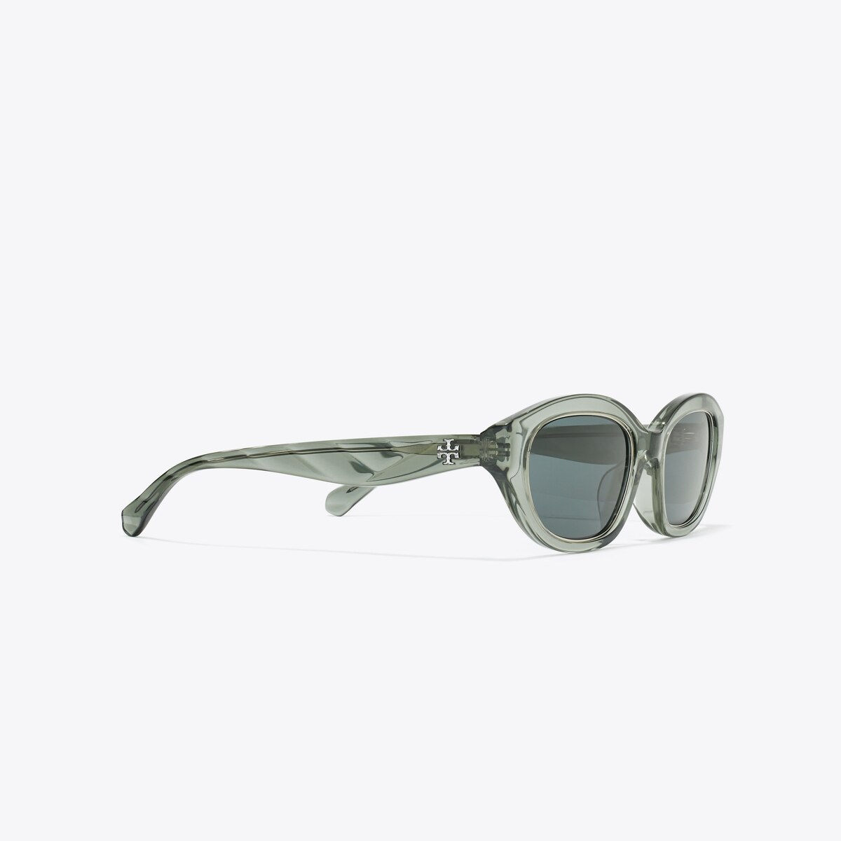 New GENUINE Tory Burch Gray Yellow Cat Sunglasses Tory Burch Kira Quilted Acetate Cat-Eye Sunglasses | Neiman  main image 3
