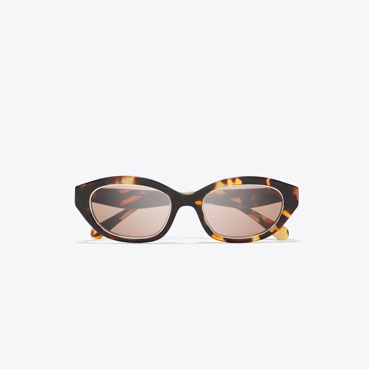 Tory Burch Sunglasses Frames in EUC Slight Cat Eye Tortoise Shell Kira Cat-Eye Sunglasses: Women main image 4