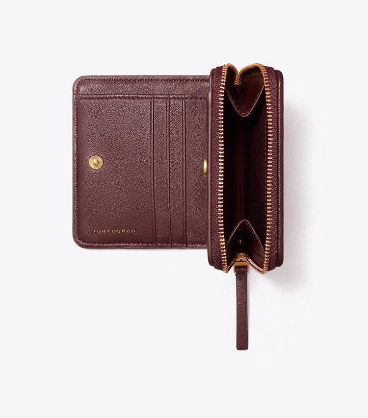 Tory Burch designer wallets Kira Chevron Bi-Fold Wallet in TEMPRANILLO additional