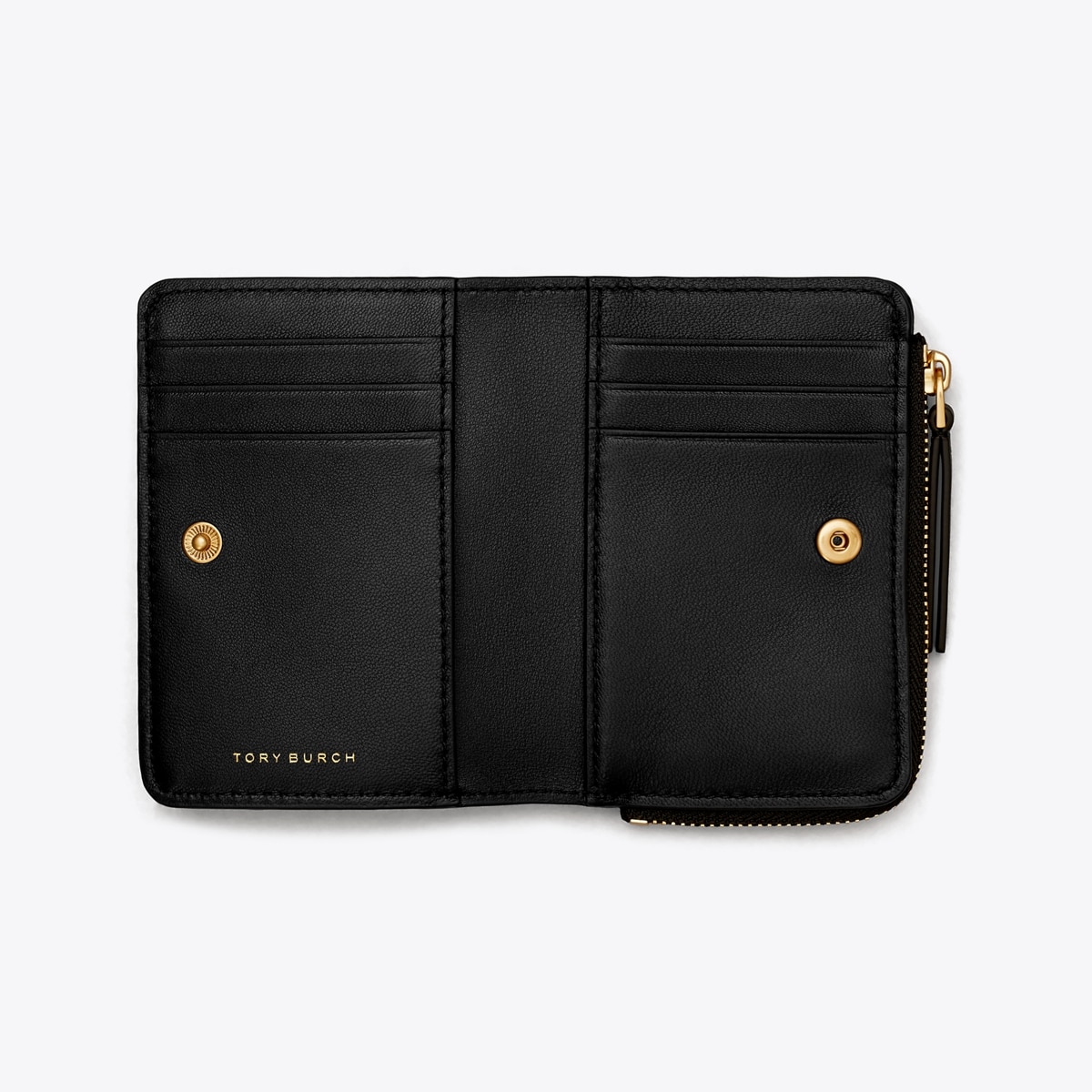 ★Tory Burch★Kira Pave Logo Diamond Zip Around Wallet Tory Burch Small Kira Pavé Logo Diamond Quilted Leather Zip